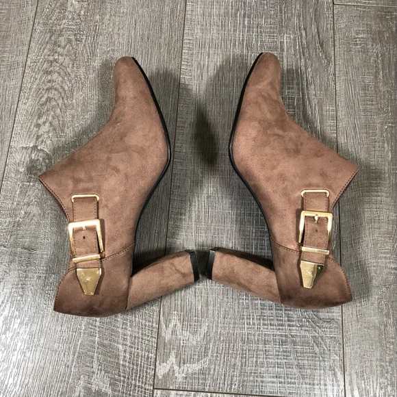 AEROSOLES “Heels Rest” Ankle Boots Size 10.5W - Picture 6 of 8